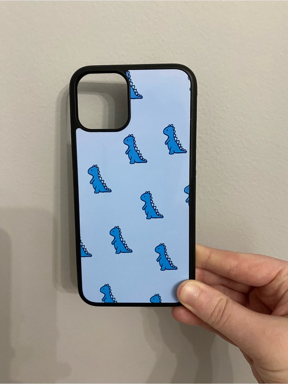 Cute Blue Dinosaur iPhone 11 Pro Protective Phone Case